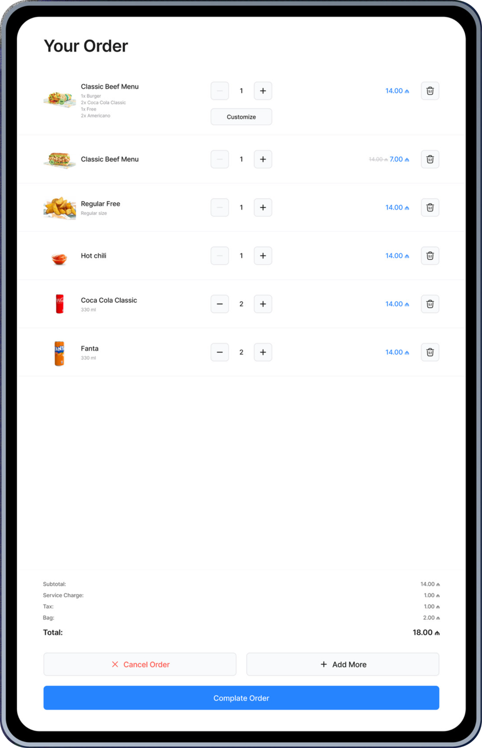 Clopos Kiosk planşeti